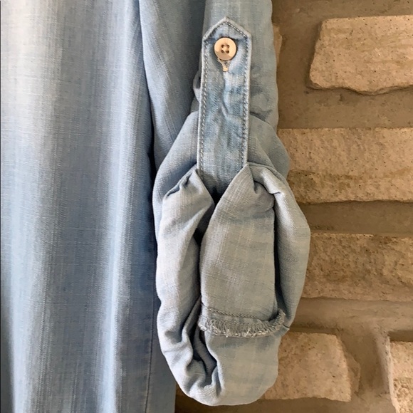 Cloth & Stone denim romper - Picture 3 of 5